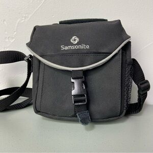 Samsonite Small Electronics Travel Camera Miscellaneous Bag Black Shoulder Strap